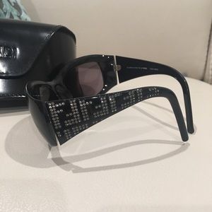 Fendi Black & Crystal Sunglasses